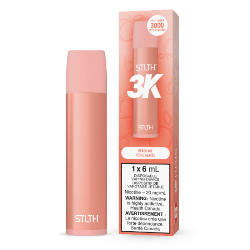 PEACH ICE - STLTH 3K DISPOSABLE (6PK) | The Vapor Bar