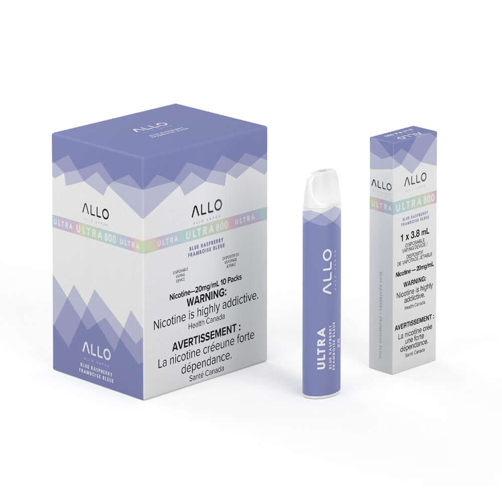 Blue Raspberry - Allo Ultra 800 Disposable - 10pc/Carton | ALLO at The Vapor Bar