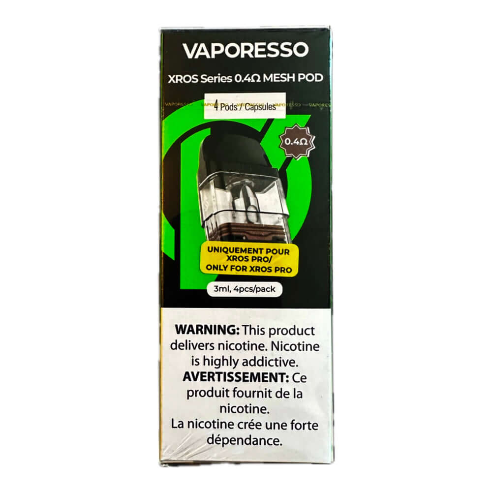 Vaporesso XROS PRO MESH Series Replacement Pod 3ml 4/PK | Vaporesso at The Vapor Bar