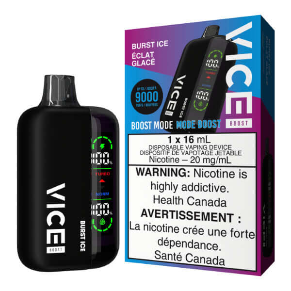 VICE BOOST DISPOSABLE - BURST ICE - 5PC - disposable vapes