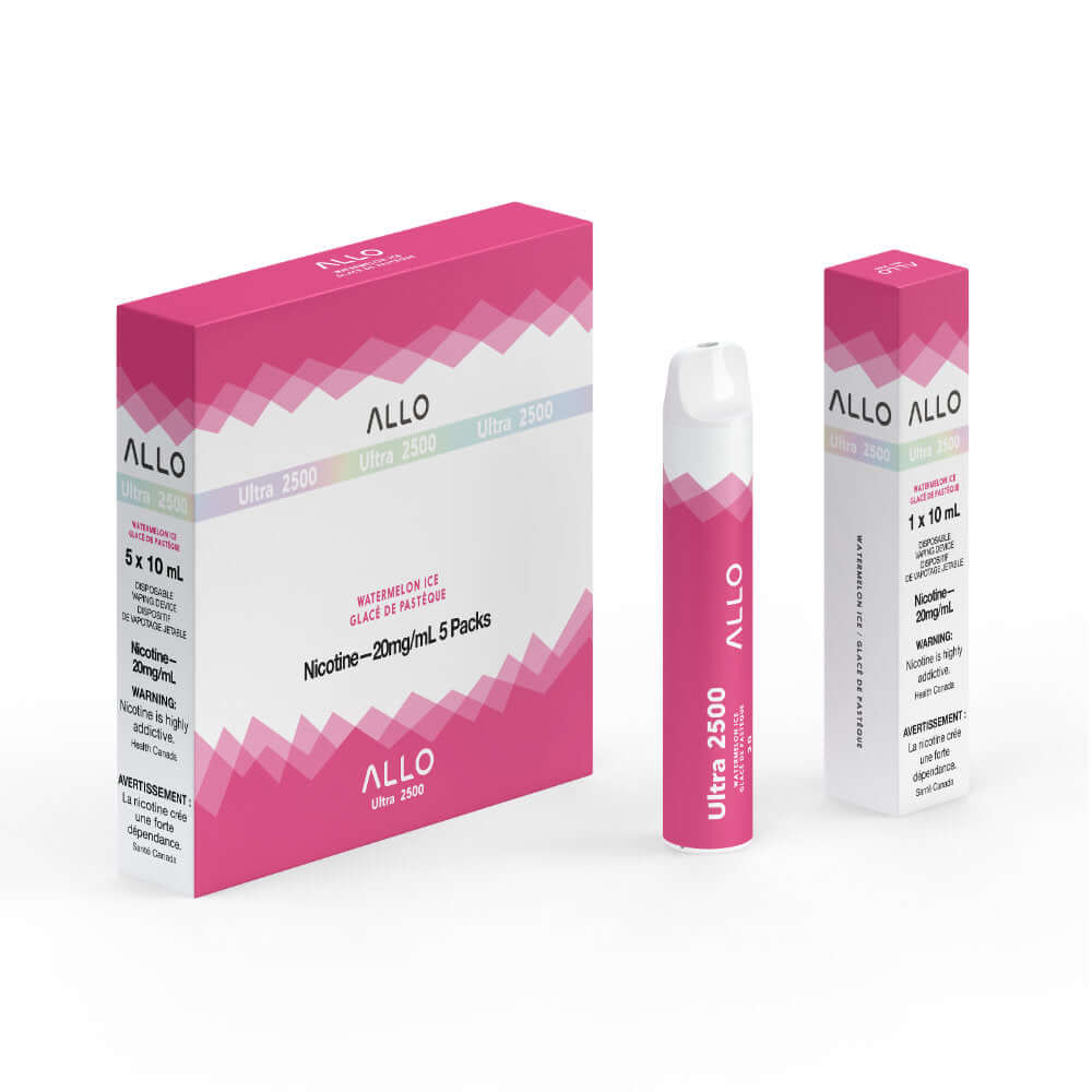 Watermelon Ice - Allo Ultra 2500 Disposable - 5pc/Carton | ALLO at The Vapor Bar