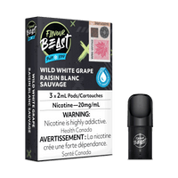 Thumbnail for Flavour Beast Vape Pods - Wild White Grape Iced - Flavour Beast Pods 5PC - Stlth and Allo Compatible