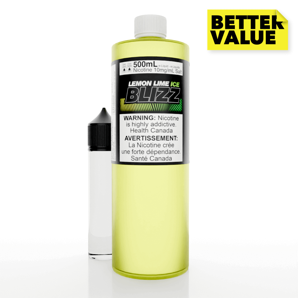 vape juice - Blizz Lemon Lime Ice - Premium bulk e liquid - The Vapor Bar