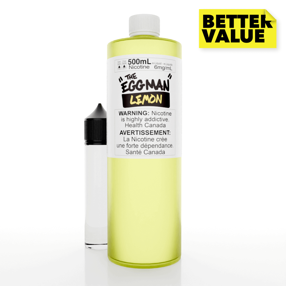 Vape juice - Egg Man Lemon - Premium bulk e liquid - The Vapor Bar