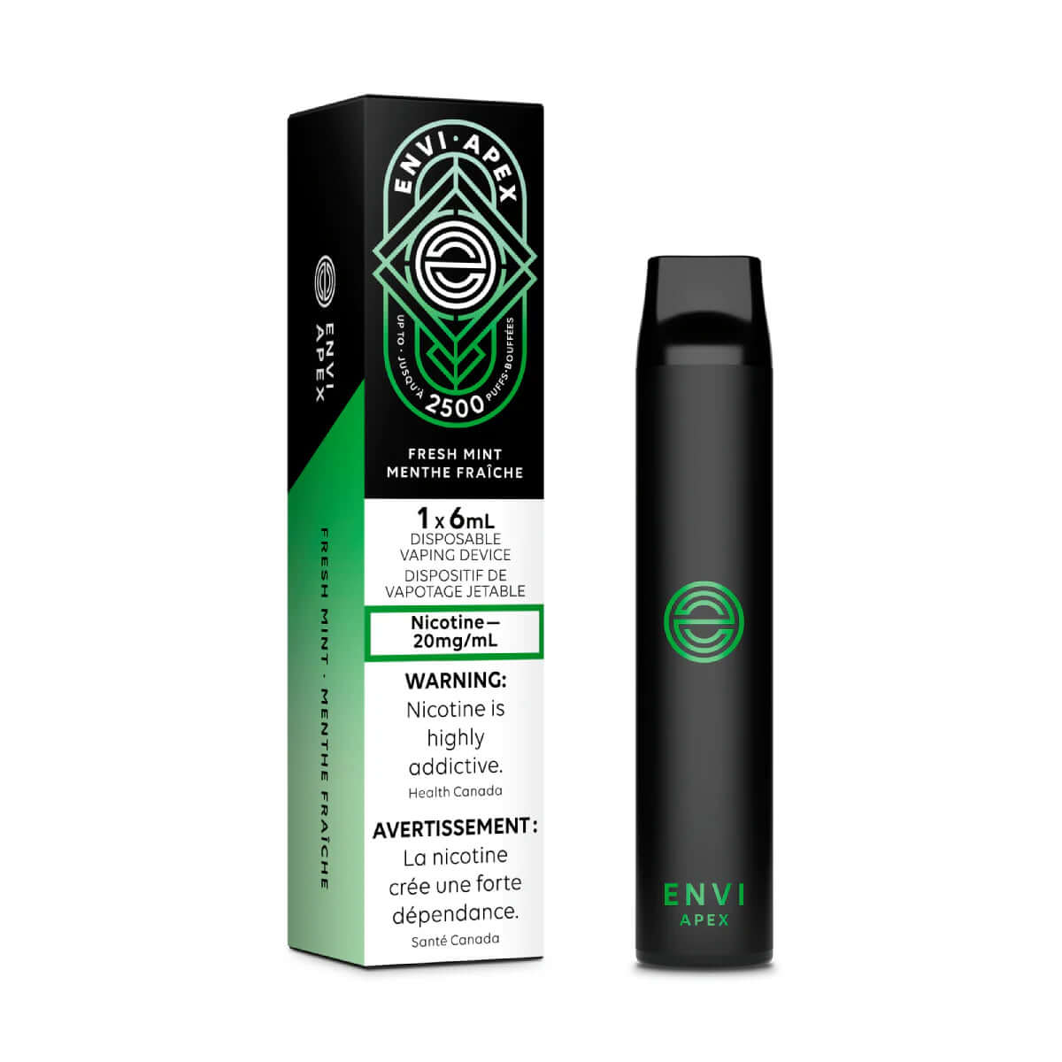 Fresh Mint - ENVI Disposable - Envi Apex 6pc/Carton | ENVI at The Vapor Bar