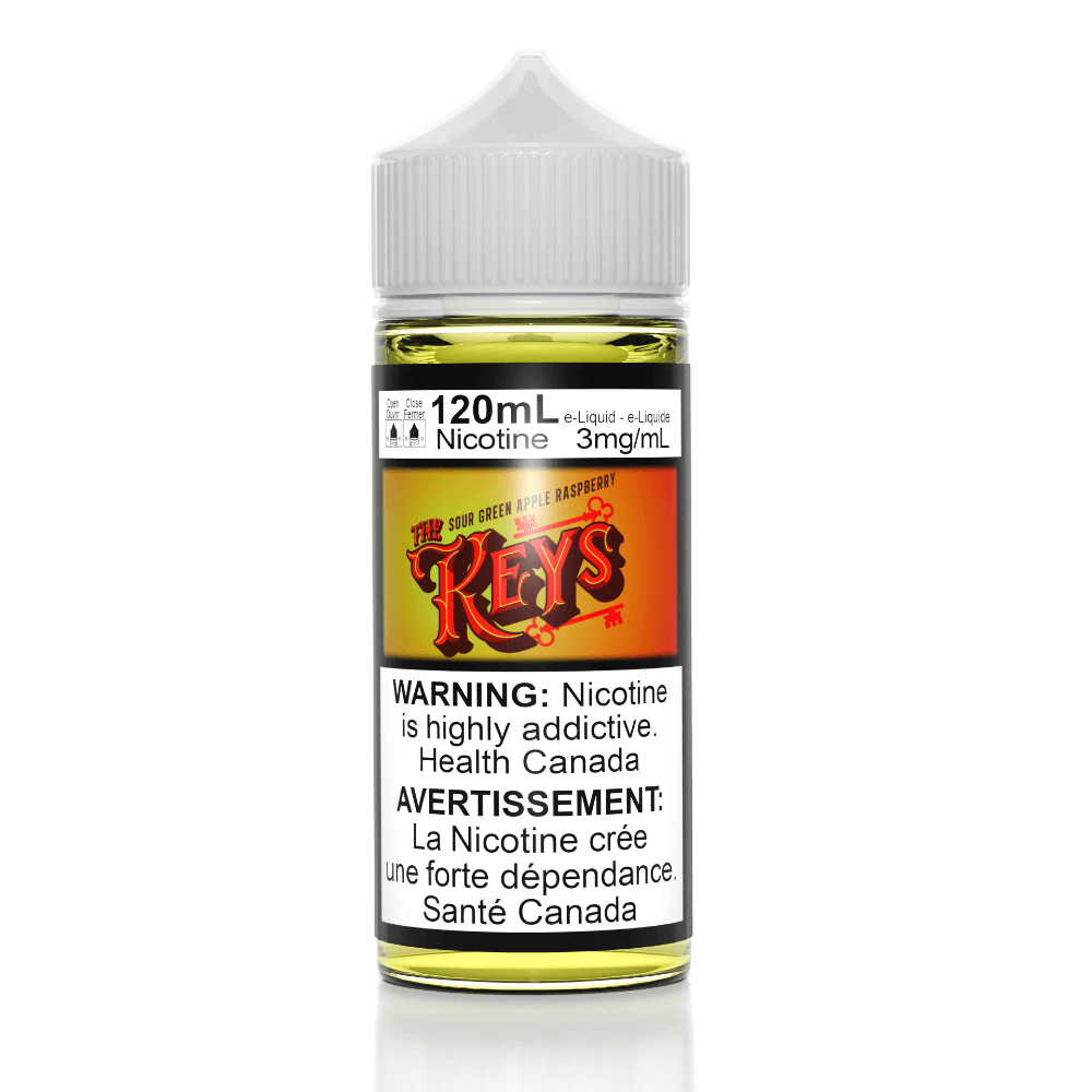 Vape juice - The Keys Green Apple Raspberry - The Vapor Bar