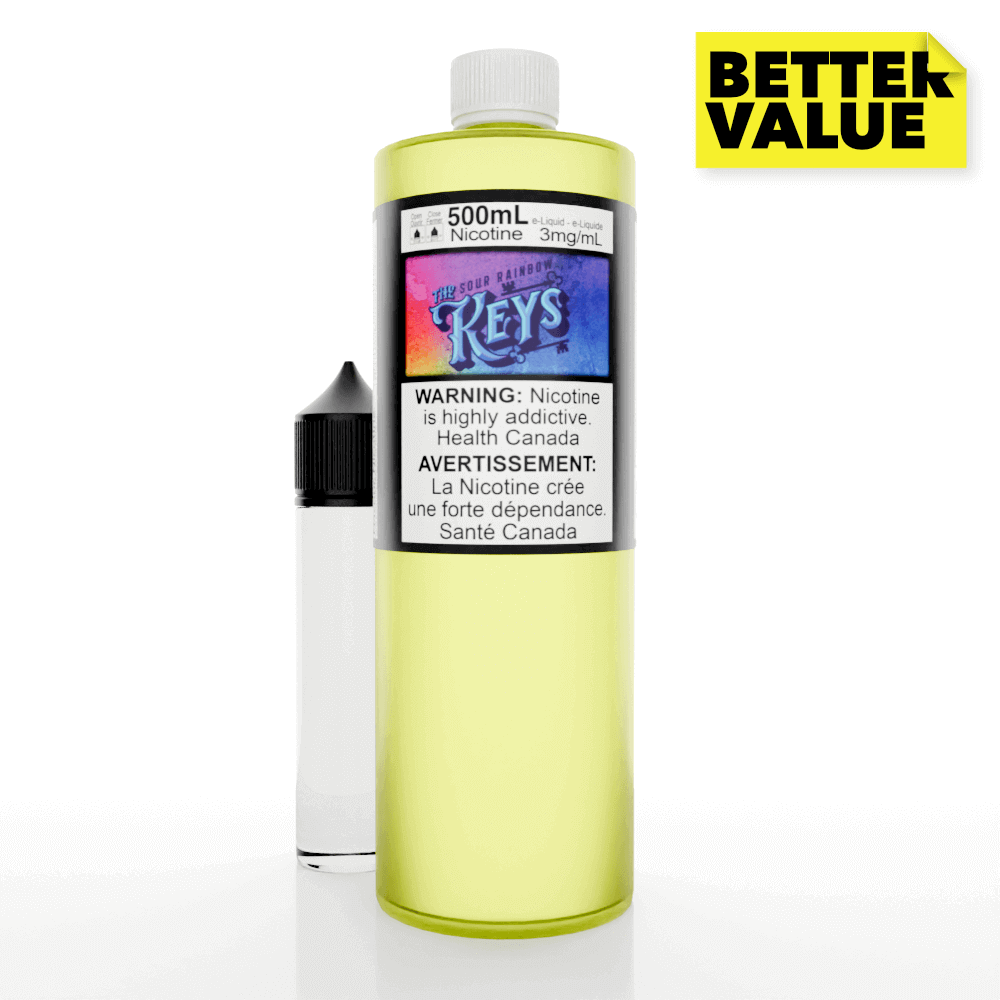 Vape juice - The Keys Sour Rainbow - Premium bulk e liquid - The Vapor Bar