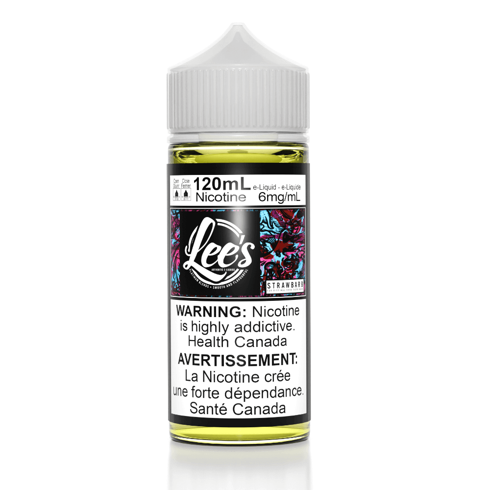 Vape juice - Lee's Strawbarb - The Vapor Bar