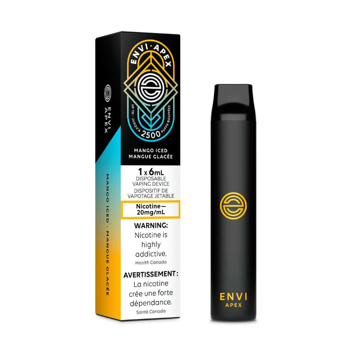 Mango Iced - ENVI Disposable - Envi Apex 6pc/Carton | ENVI at The Vapor Bar