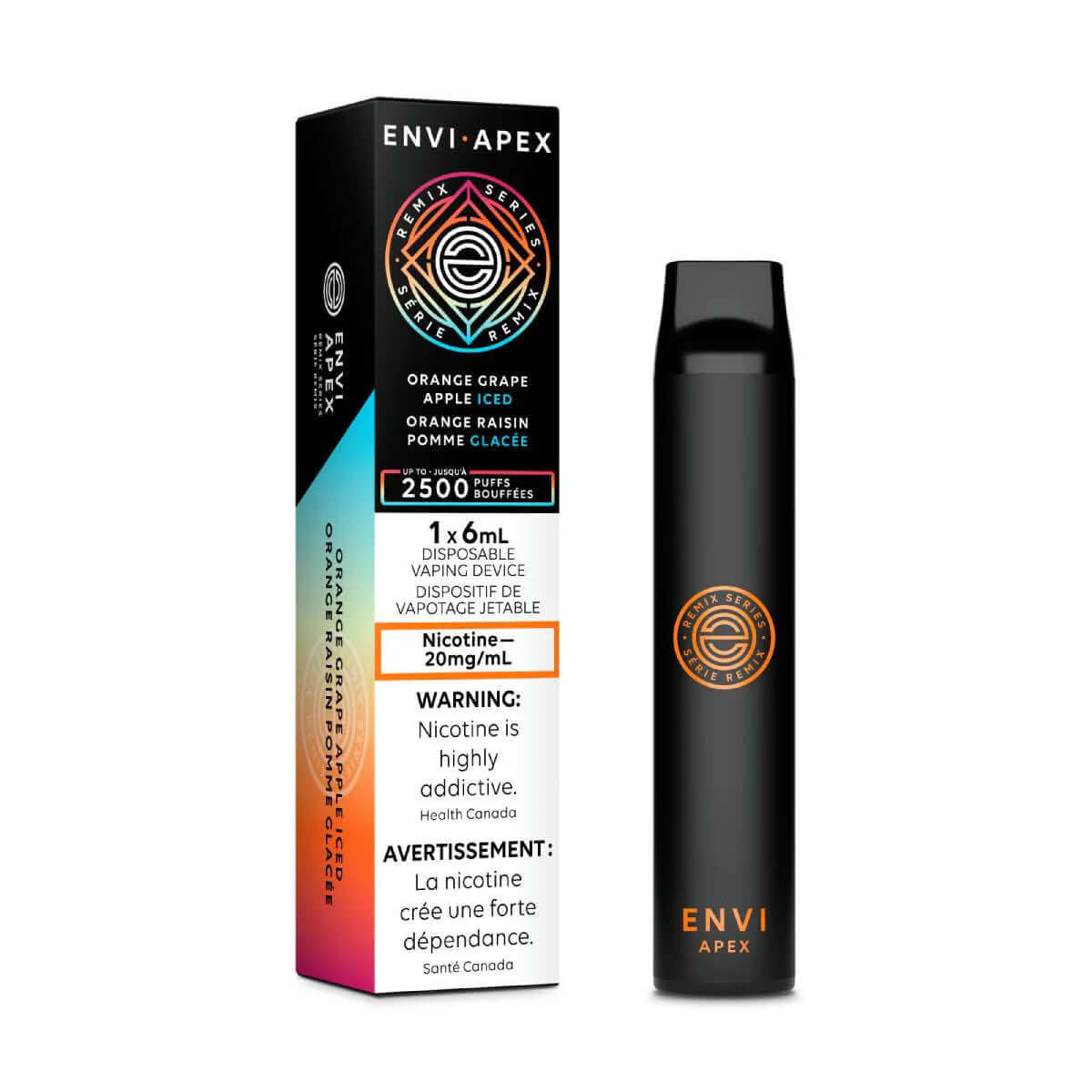 Orange Grape Apple Iced - ENVI Disposable - Envi Apex 6pc/Carton | ENVI at The Vapor Bar