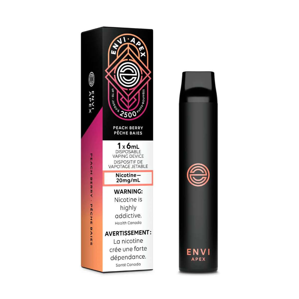 Peach Berry - ENVI Disposable - Envi Apex 6pc/Carton | ENVI at The Vapor Bar