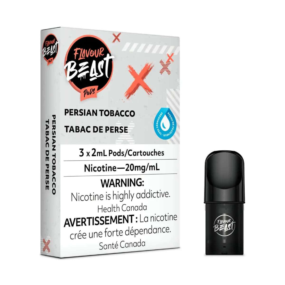 Flavour Beast Vape Pods - Persian Tobacco - Flavour Beast Pods 5PC - Stlth and Allo Compatible