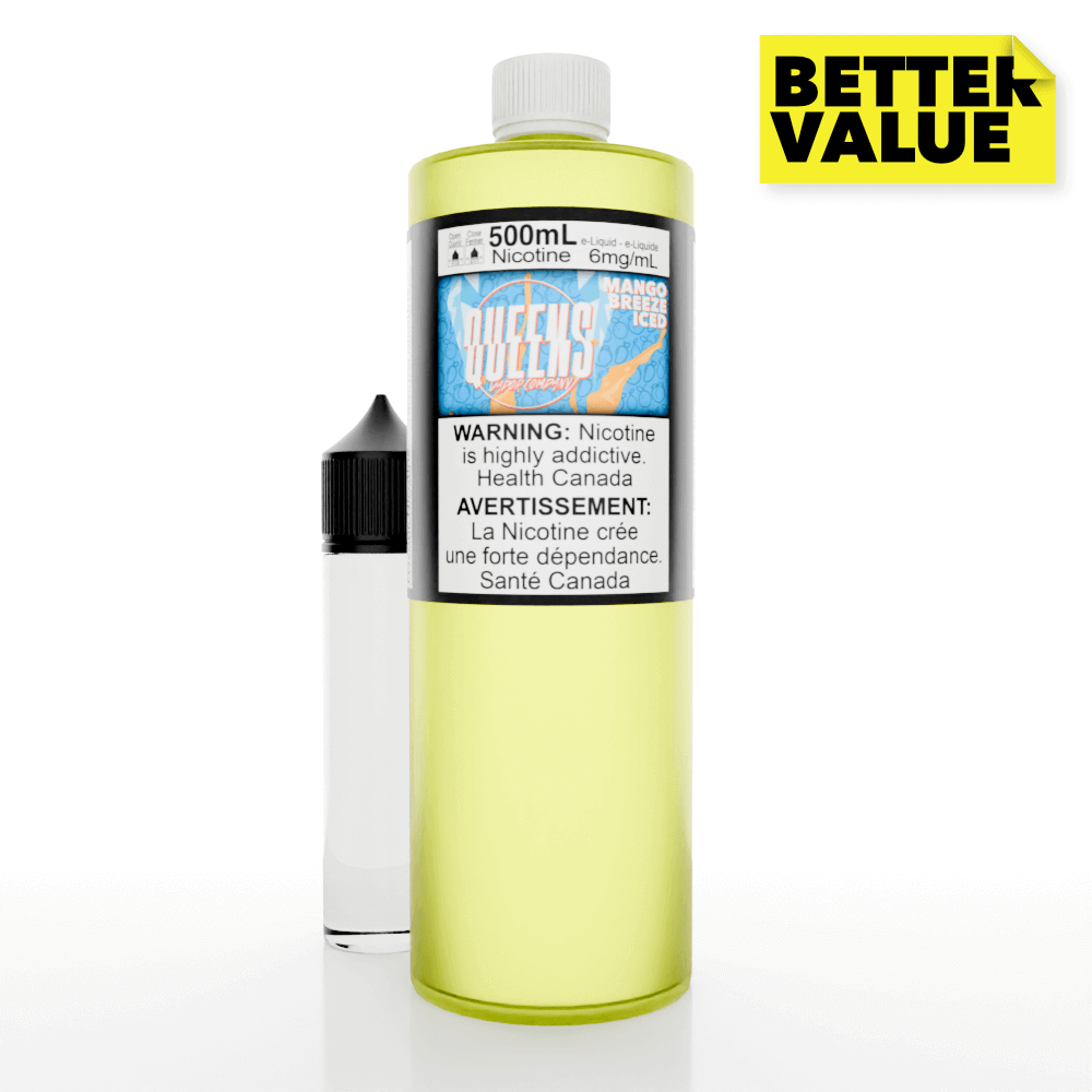 Vape juice - Queens Mango Breeze Iced - Premium bulk e liquid - The Vapor Bar