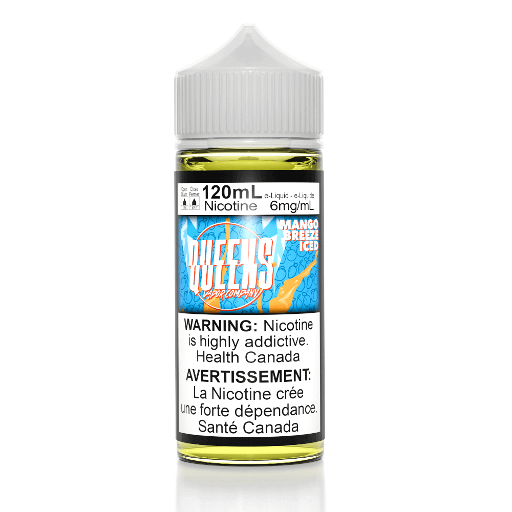 Vape juice - Queens Mango Breeze Iced - The Vapor Bar