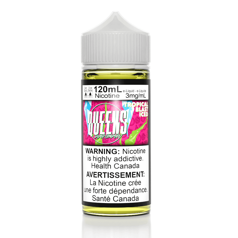 Vape juice - Queens Tropical Blast Iced - The Vapor Bar