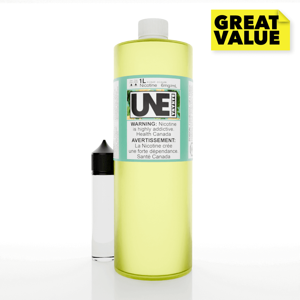 Une Banana - Premium bulk e liquid - The Vapor Bar