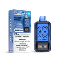 Thumbnail for Disposable Vape - Blue Razz Rush - NVZN Caliburn Bar 18K 5pk