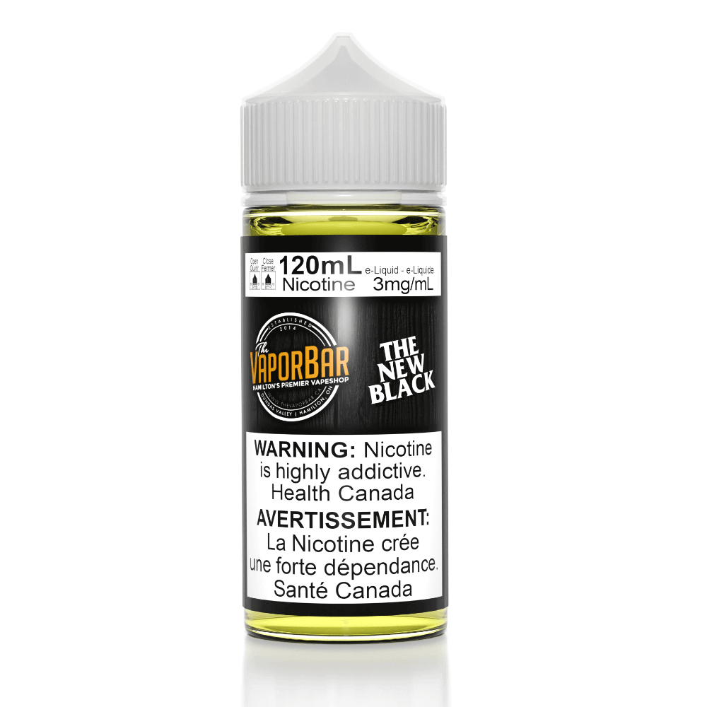 Vape juice - Vapor Bar The New Black - The Vapor Bar