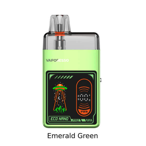 Eco Nano PRO Open Pod Kit - emerald green