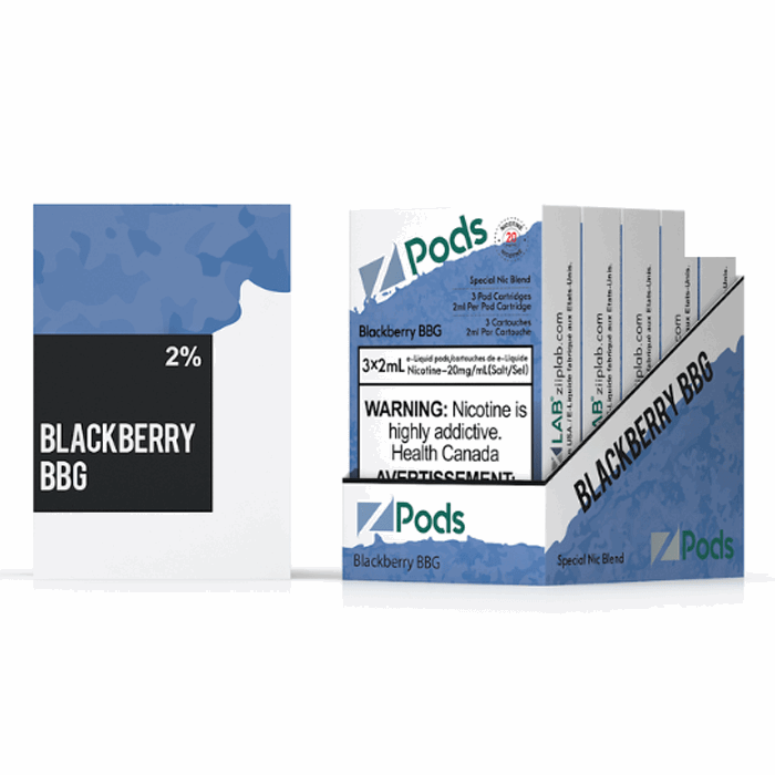 Z-PODS BLACKBERRY BBG Special Nic Blend (3 PACK) (S-Compatible) (Excised) | Zpods at The Vapor Bar