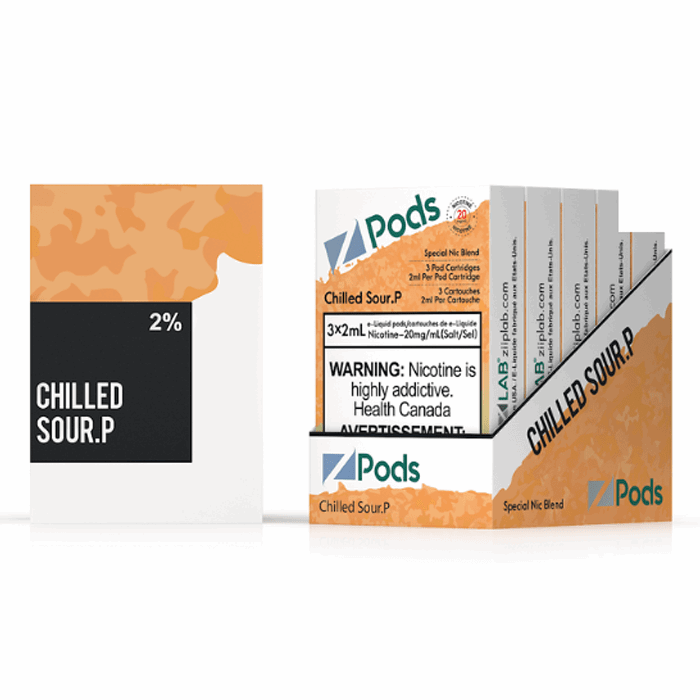 Z-PODS CHILLED SOUR P Special Nic Blend (3 PACK) (S-Compatible) (Excised) | Zpods at The Vapor Bar