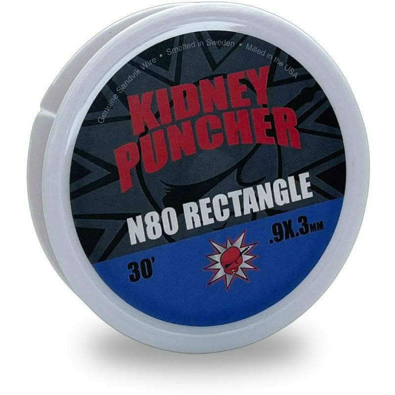 Kidney Puncher Rectangle N80 Rebuilding Wire - 30ft | Kidney Puncher at The Vapor Bar