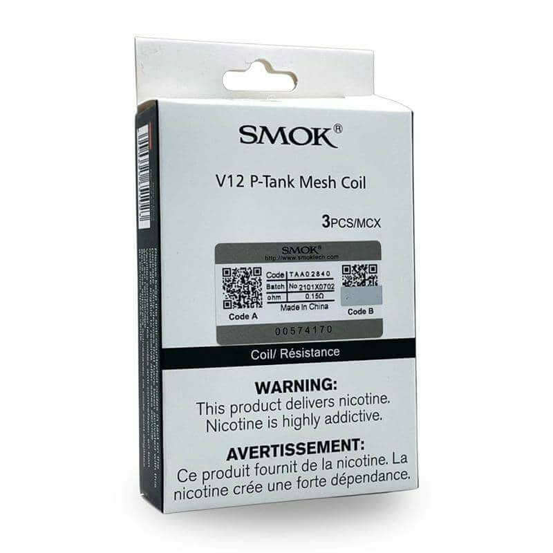 Smok V12 Prince replacement coils (3 Pack) | Smok at The Vapor Bar