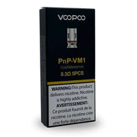 Thumbnail for VOOPOO PNP REPLACEMENT COILS 5/PK (COMPATIBLE WITH DRAG X/S, VINCI, AND PNP TANK) | Voopoo at The Vapor Bar