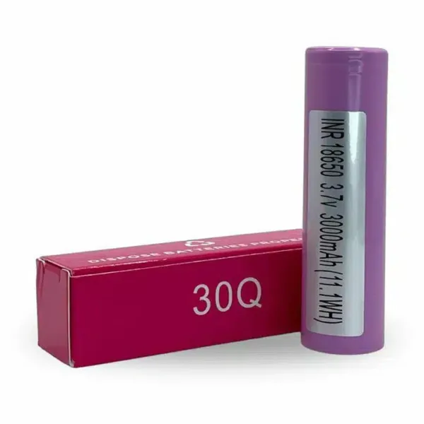 Vape Battery: 18650 Samsung INR18650-30Q 3000mAh for Reliable Power